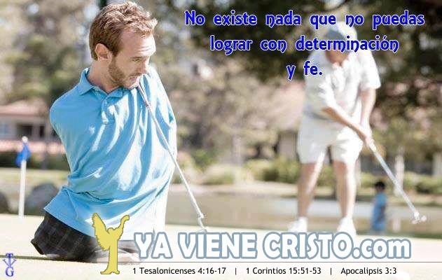No existe nada que no puedas lograr con determinación y fe