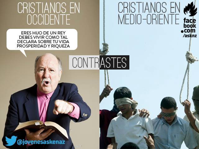 Contrastes... occidente y medio oriente